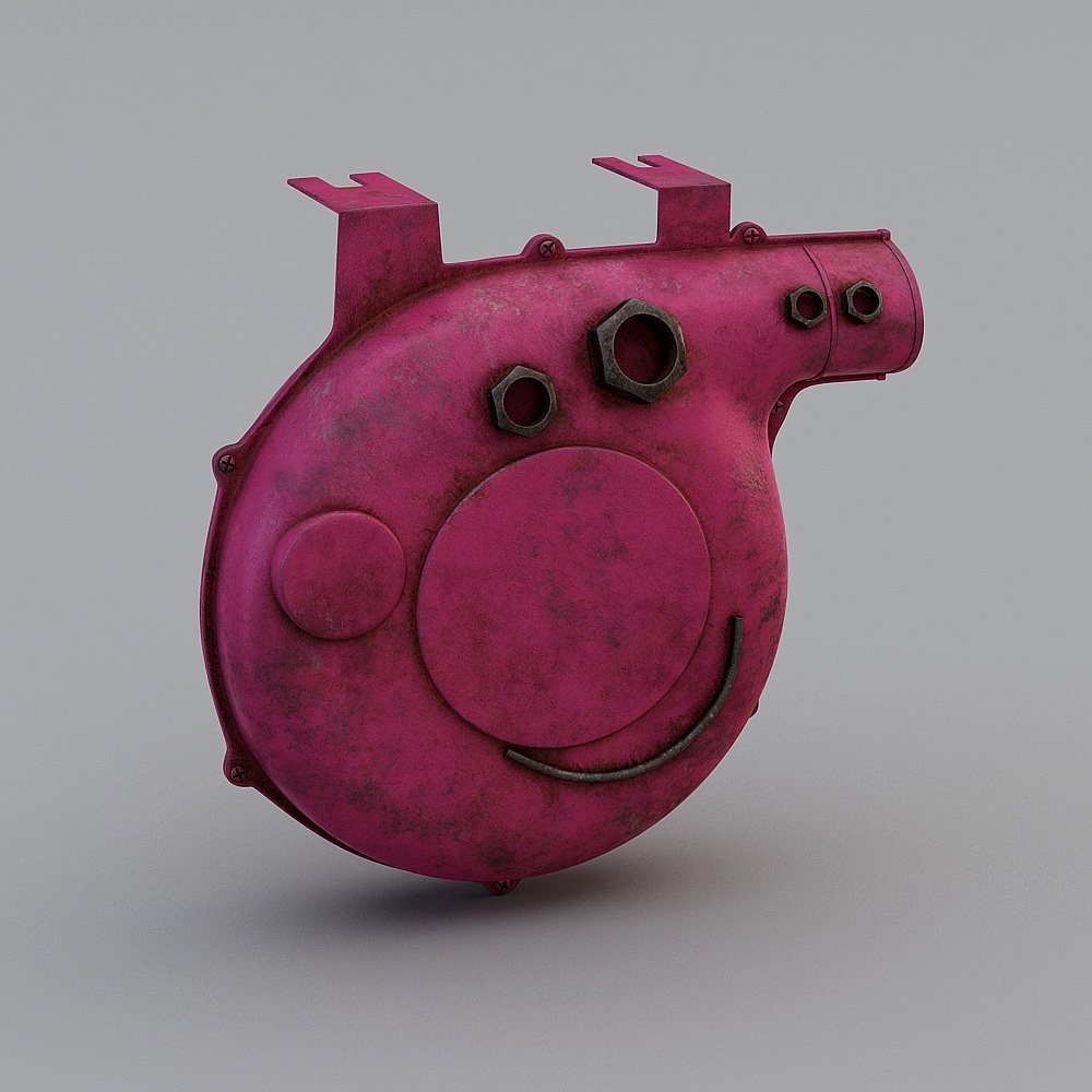 Mechanical Heart 3D Model Design