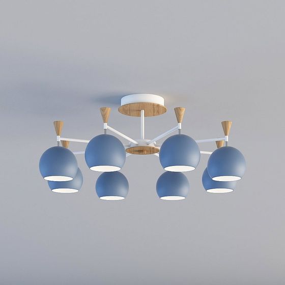Sphere Harmony Pendant Light 3D model