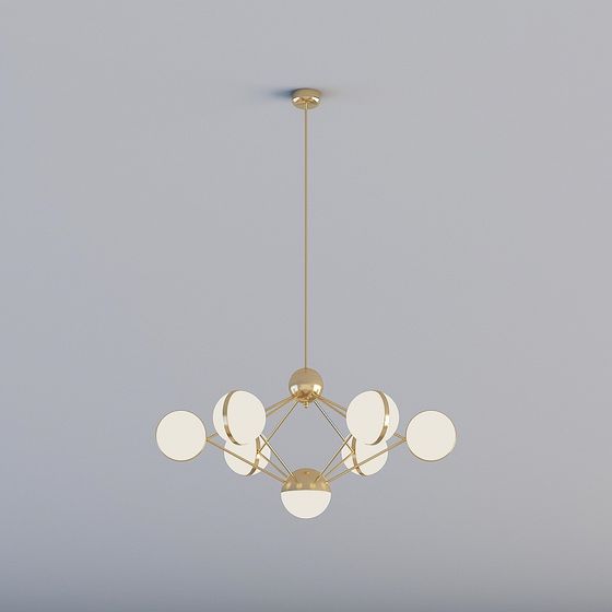 Circle Harmony 3D Pendant Light Model