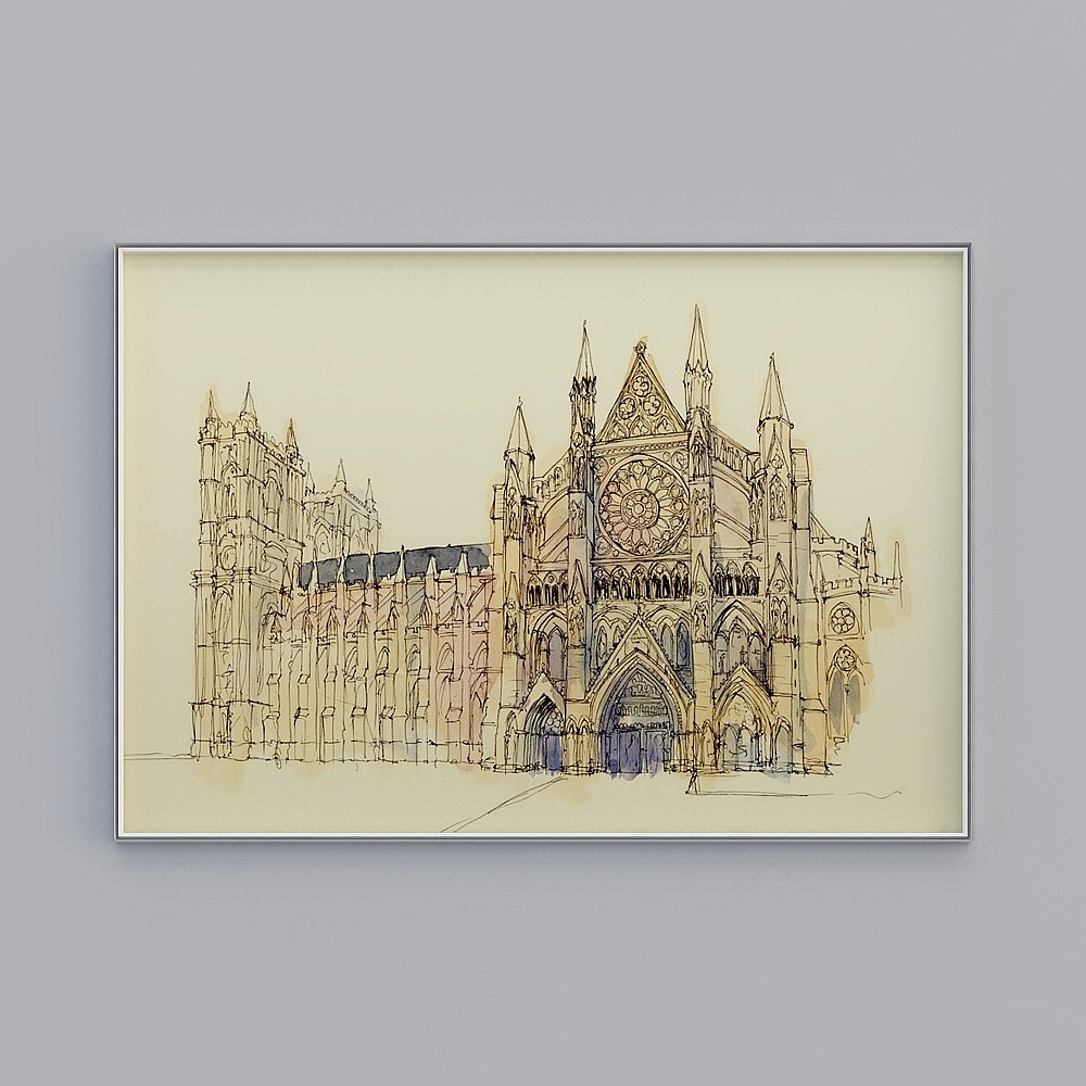Gothic Cathedral 3D model