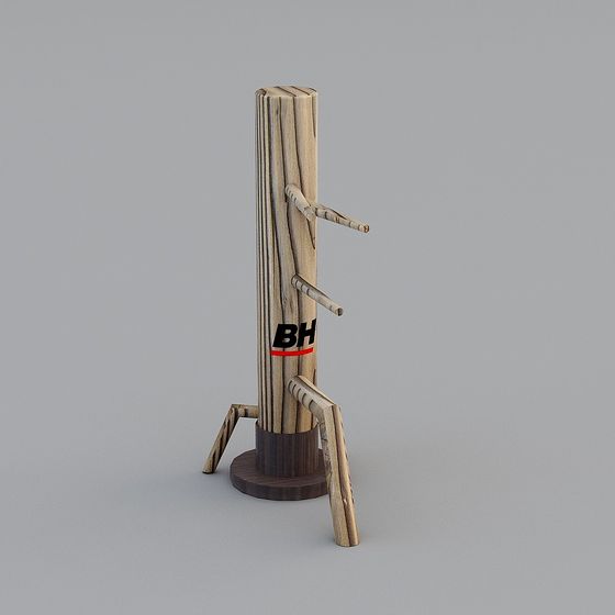 Stylish Wooden Mannequin 3D model for Creative Designs