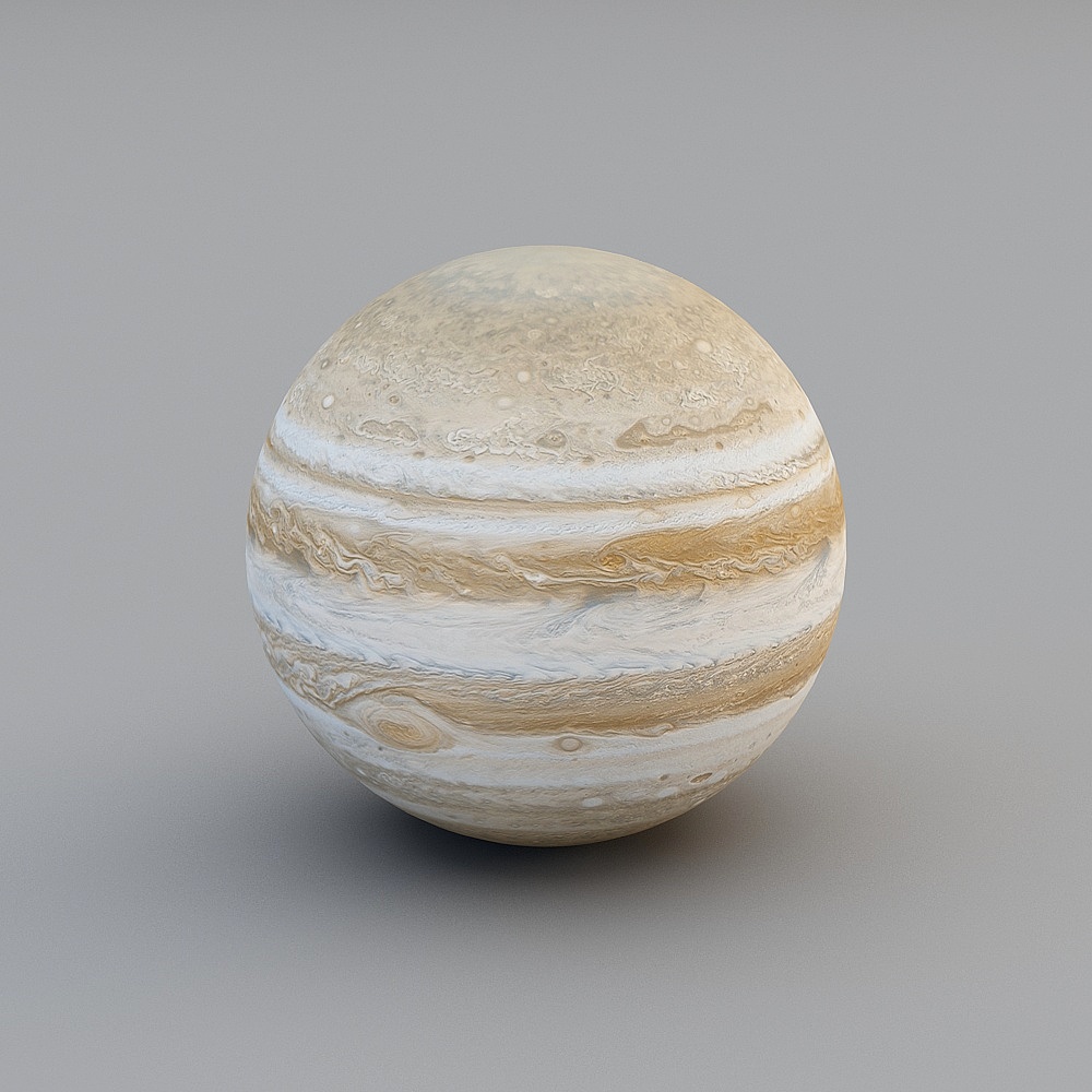 Stunning Jupiter 3D Model for Space Exploration