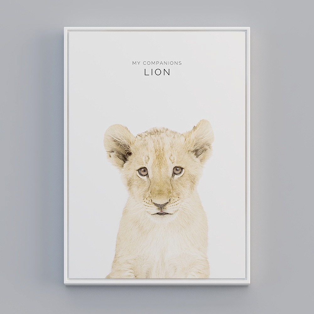 Lion Cub 3D model