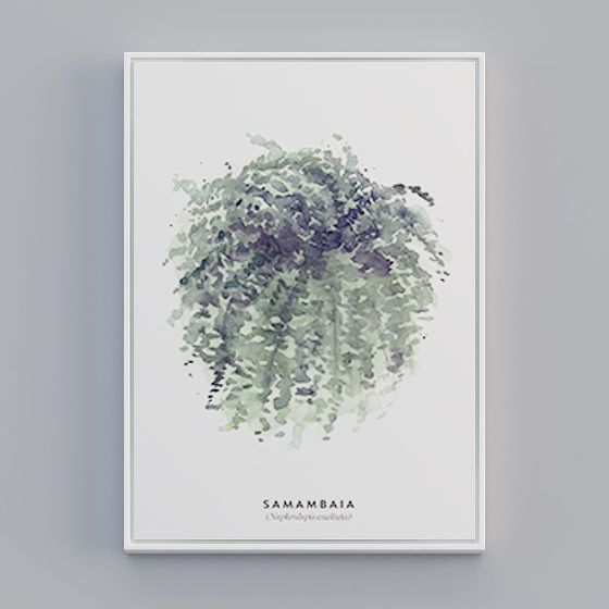 Samambaia Low Poly 3D Model for Creative Projects