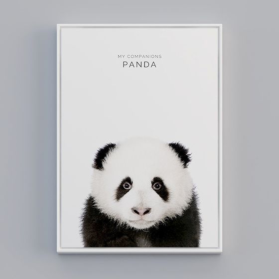 Adorable Low-Poly Panda 3D model for Diverse Creative Uses