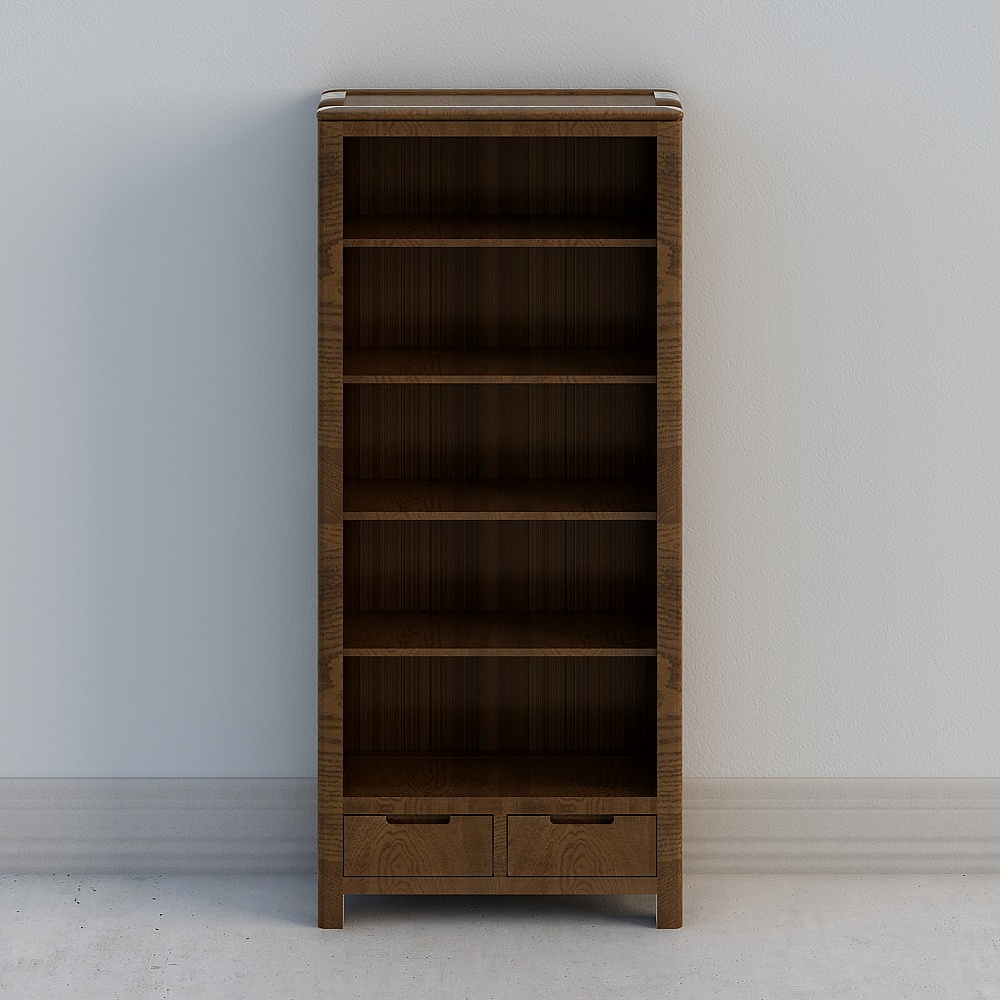 0211110202B Soya two-pump bookcase 0.85 walnut