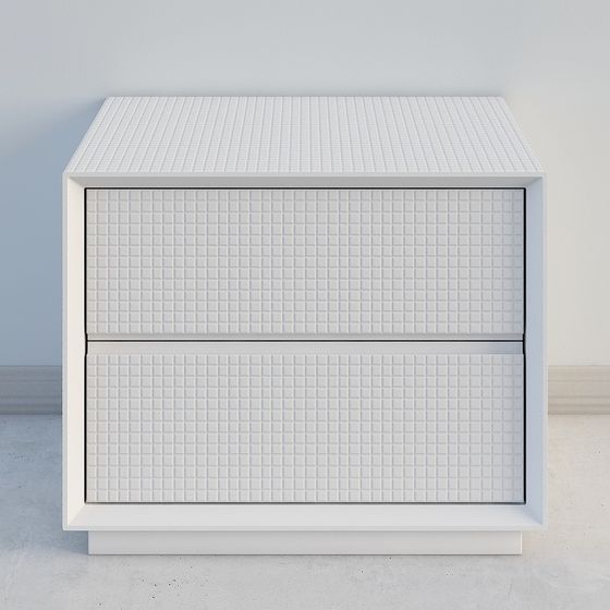 Modern Mesh Storage Cabinet 3D model