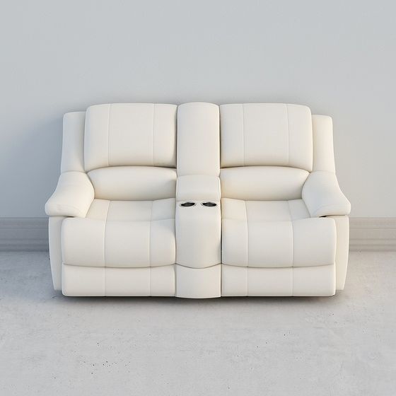 Urban Comfort Minimalist Sofa 3D model