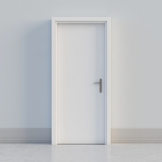 Stylish Minimalist 3D Door Model for Creative Projects