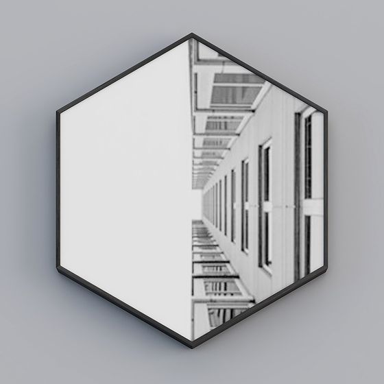 City Mirror 3D model - Urban Aesthetic Fusion