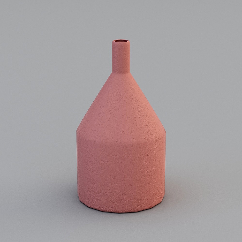 Concrete Vase 3D Model Design