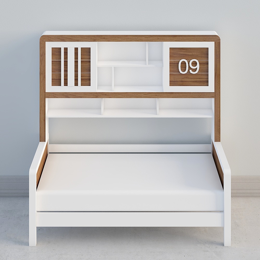 Letto Libreria Serie Libro Le-led 09
