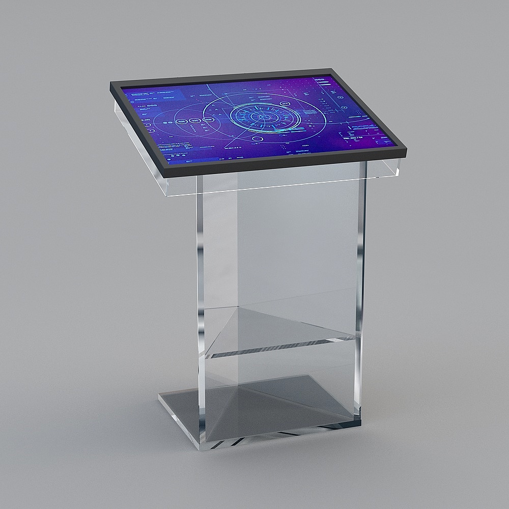 Transparent Glass Display Stand 3D model