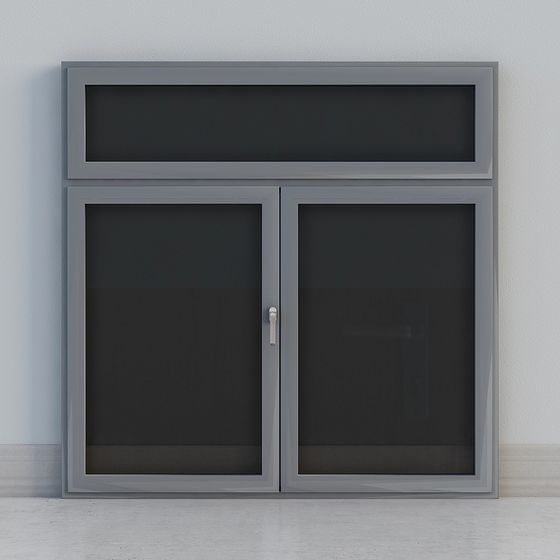 Sleek Modern Window 3D model for Design Projects