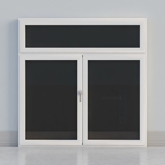 Low-Poly Modern Window 3D model