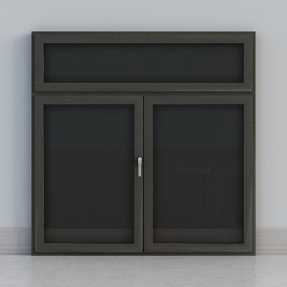 Low-Poly Modern Window 3D model