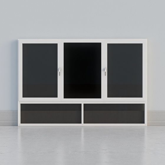 City Window 3D model for Modern Design