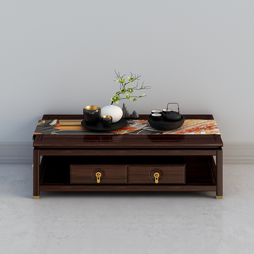 Le Yi JiajiangNanYuYuan 01A living room coffee table ZKE0021