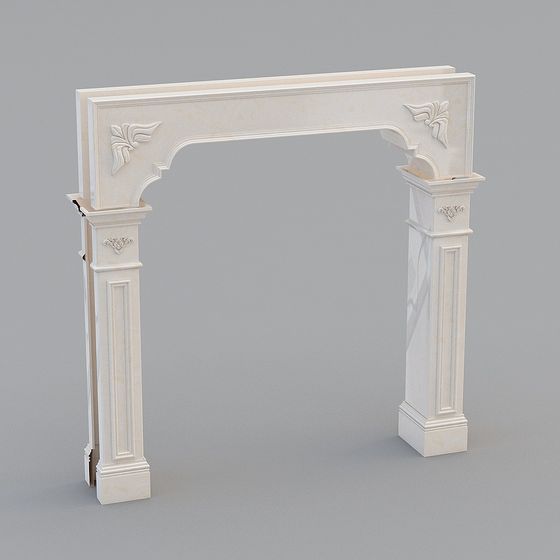 Stylish Classical Arch 3D model for Timeless Elegance