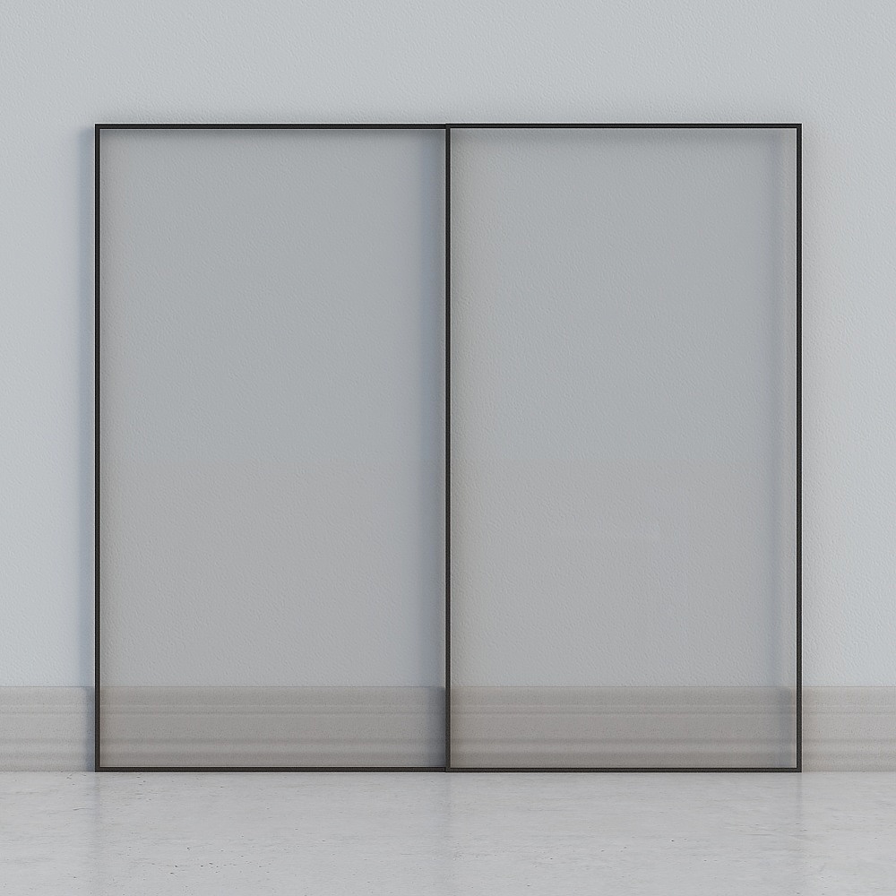 Porte vitrée coulissante