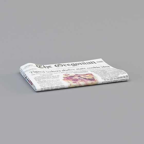 The Oregonian Newspaper 3D Model
