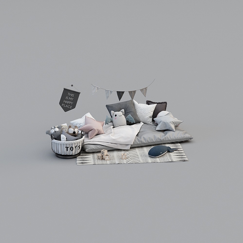 Moderna combinazione di peluche per bambini di moda nordica