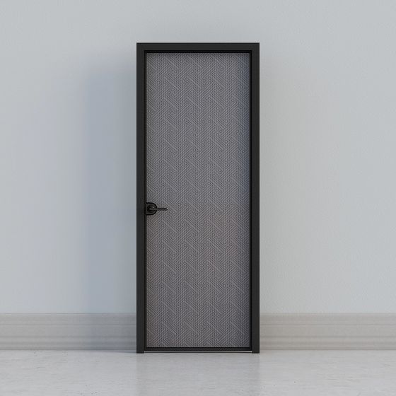 Geometric Door 3D Model for Modern Interiors
