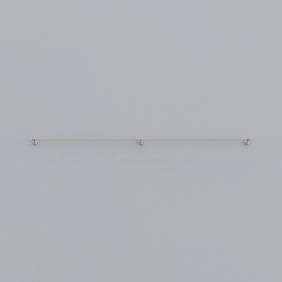 Modern Minimalist Wall-mounted Towel Rack 3D model