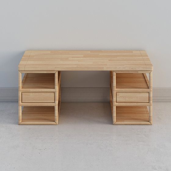 City Study Desk 3D model for Modern Spaces