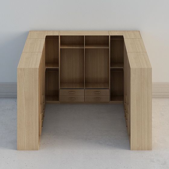 L-Shape Desk 3D model for Modern Aesthetics