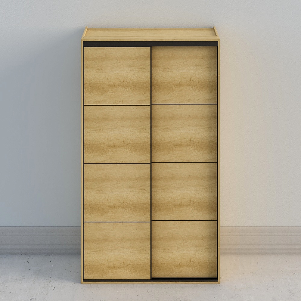 2102A Modern Minimalist Wardrobe American Country Wood Color
