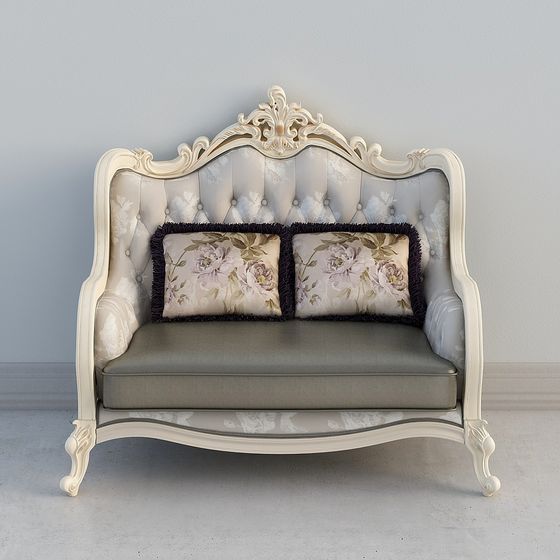 Sofá doble blanco 306