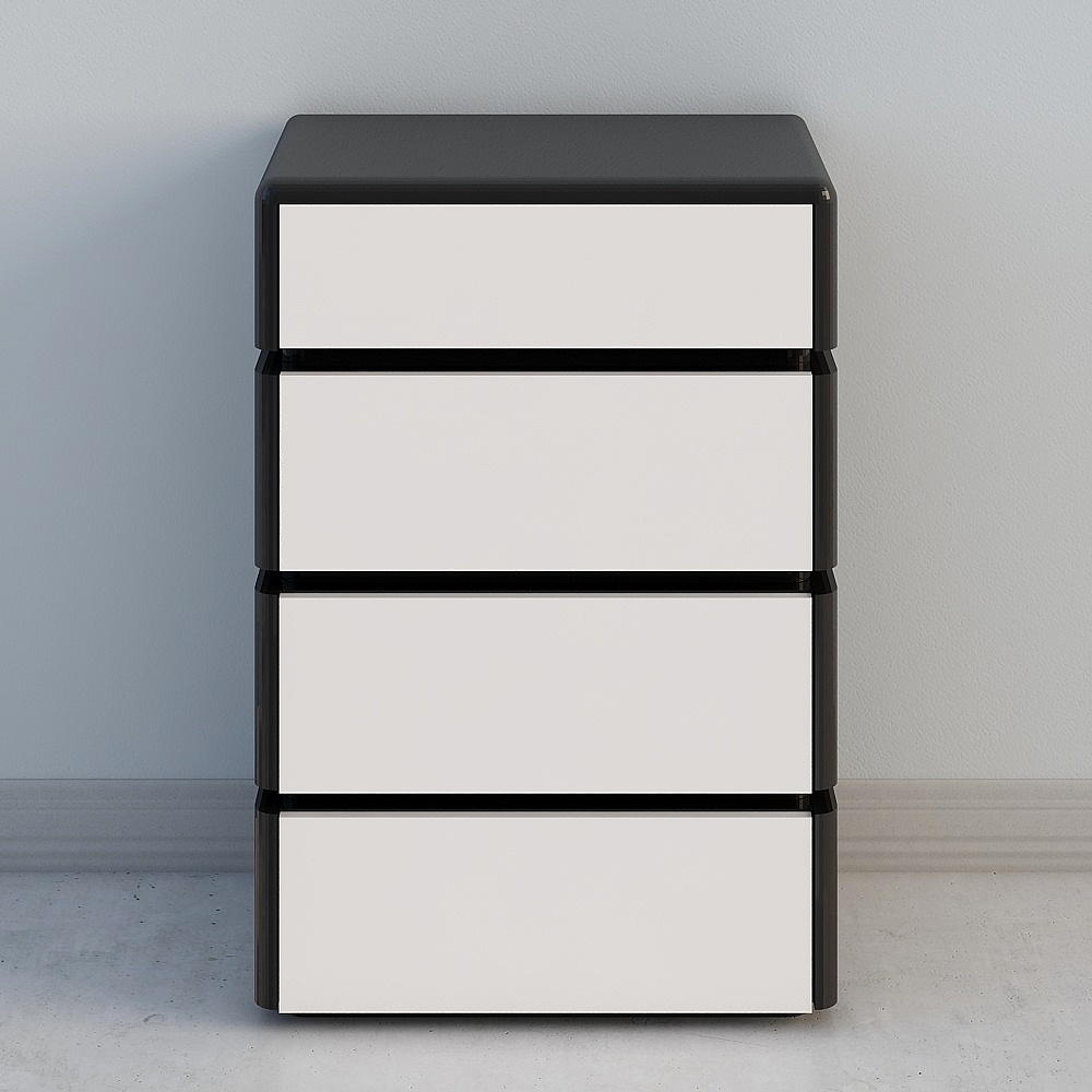 163A four-bucket cabinet