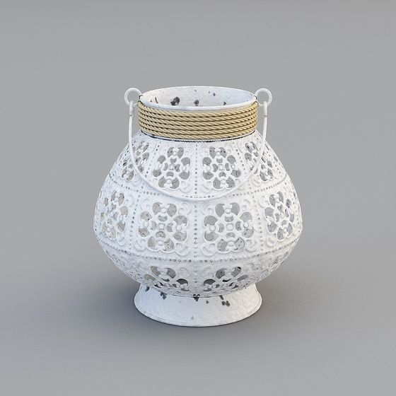 Elegant Hollow Vase 3D model – Vintage Meets Modern