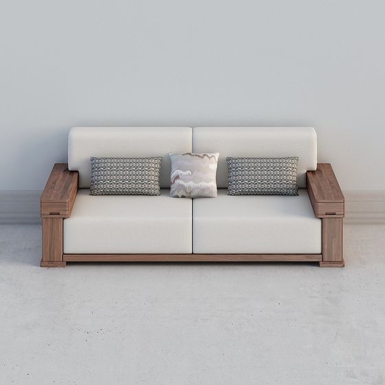 Urban Comfort Sofa 3D Model for Modern Spaces