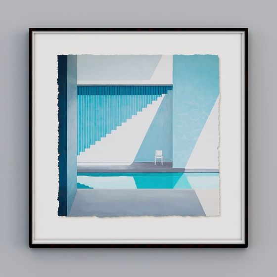 Water's Serenity 3D model for Interior Projects