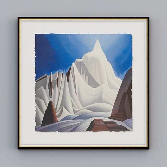 Majestic Snow Mountain 3D model