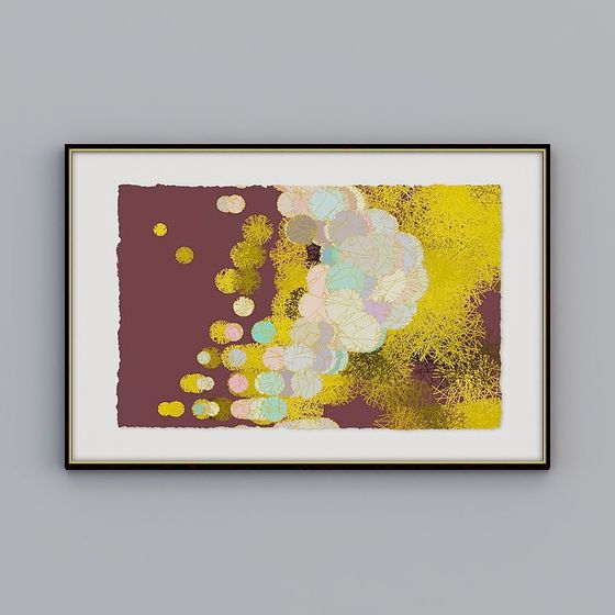 Abstract Floral Language 3D model