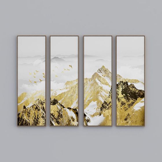 Tranh Trang Trí Trung Quốc Quad -JY00267