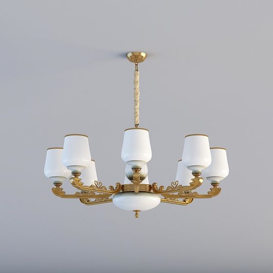 Royal Elegance Chandelier 3D model