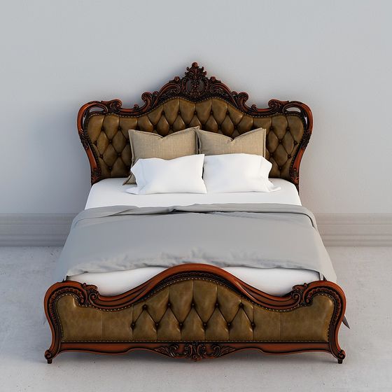 Royal Elegance Bed 3D model