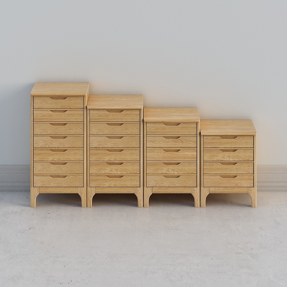 Original original - Danish high bucket cabinet