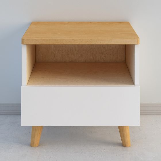 Modern Minimalist Nightstand 3D model