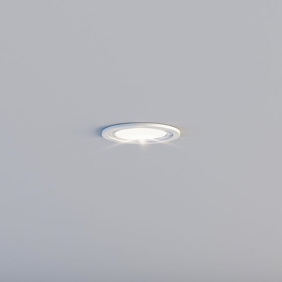 Minimalist Embedded Light Fixture 3D model