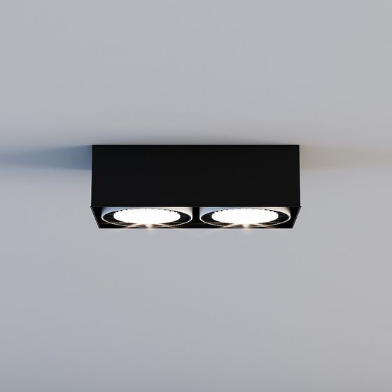 Modern Minimalist Double-Head Wall Lamp 3D model