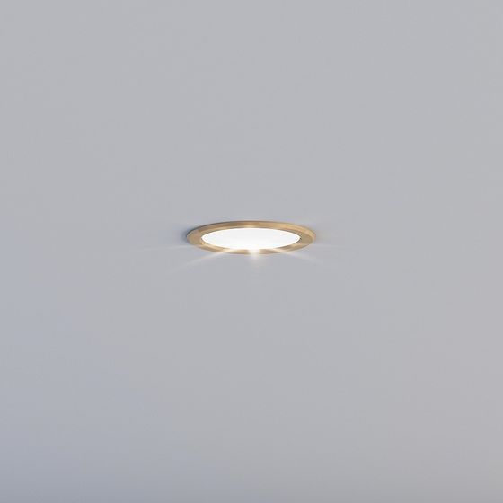 Sleek Embedded Wall Light 3D Model