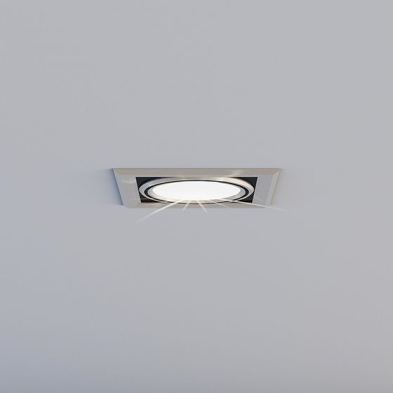 Sleek Minimalist Embedded Light 3D model