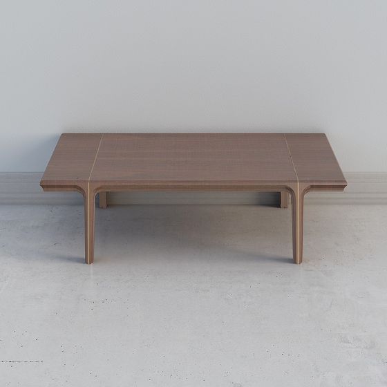 Murong-T0004-0207-0W100 Lucca Luca-Couchtisch Walnuss