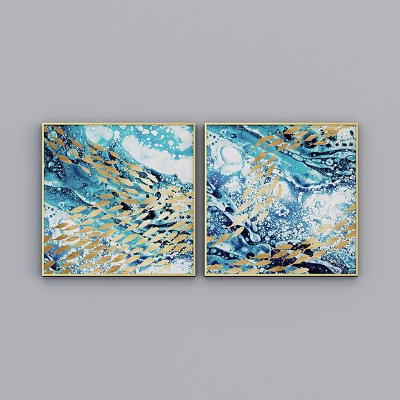 Ocean Melody 3D model for Creative Projects