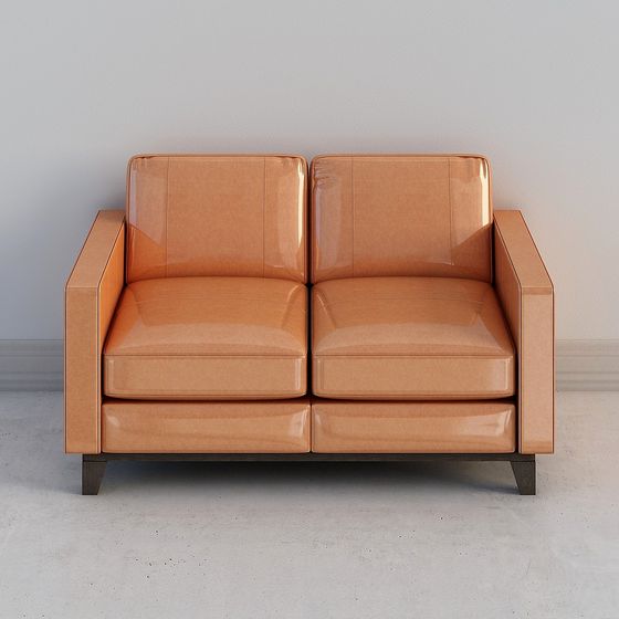 Urban Comfort Low-Poly Sofa 3D model